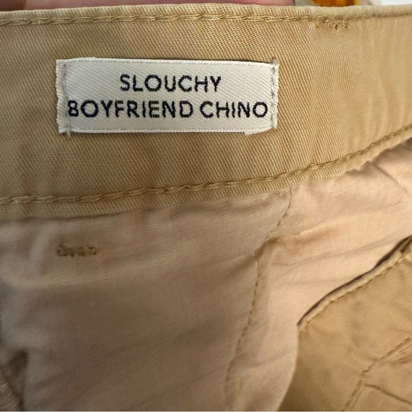 Women’s J Crew khaki slouchy boyfriend chino pants preppy casual size 27 EUC - Picture 7 of 10